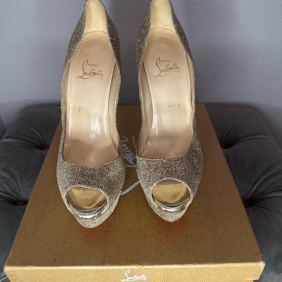 *SOLD* Christian Louboutin glitter pumps size 39.5 - Picture 11 of 13
